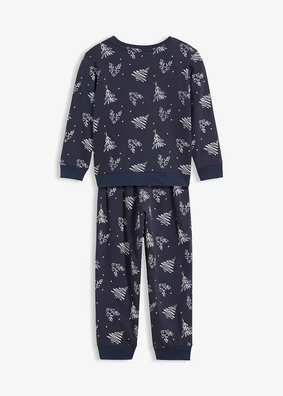 Pyjamas av ekologisk bomull (set i 2 delar), bonprix