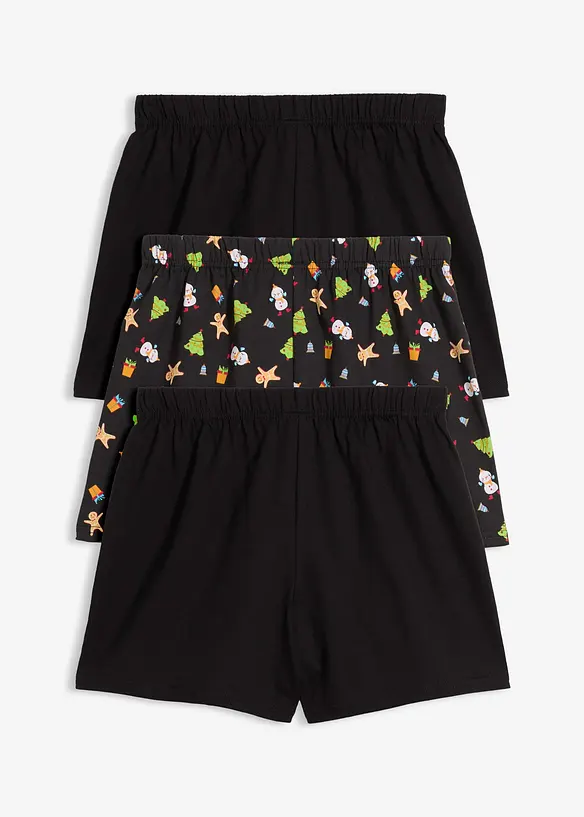 Bekväma boxershorts av ren bomull (3-pack), bonprix