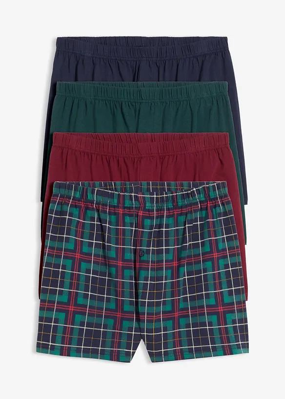Lediga jerseyboxershorts med bomull (5-pack), bonprix
