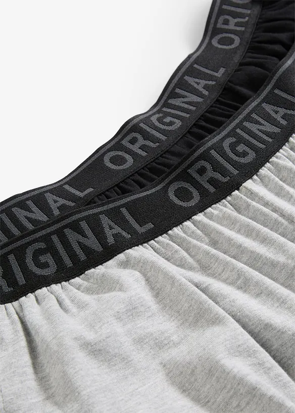 Pyjamasbyxa med bomull (2-pack), bonprix