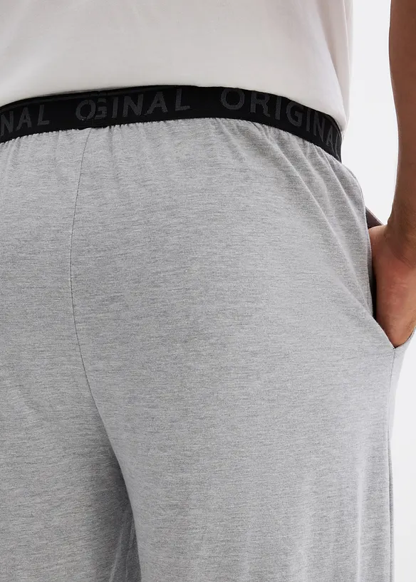 Pyjamasbyxa med bomull (2-pack), bonprix