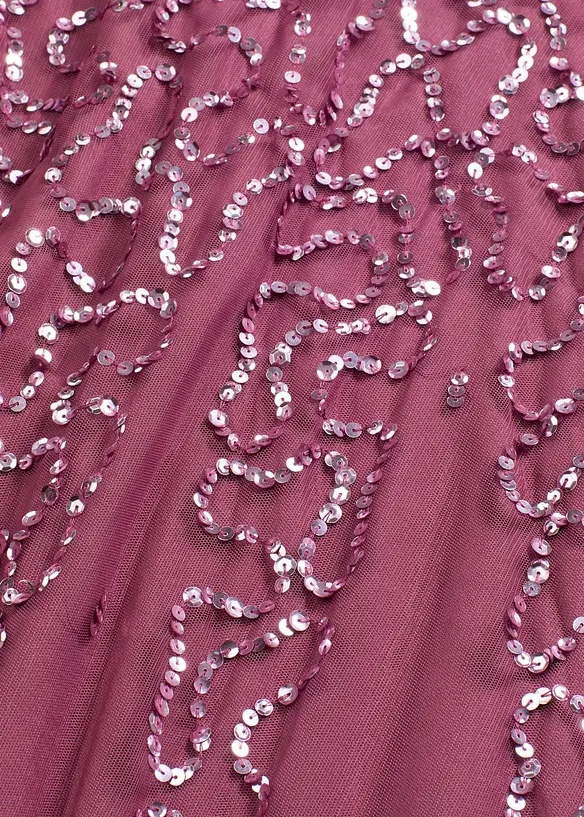 Maxiklänning med paljetter, bonprix