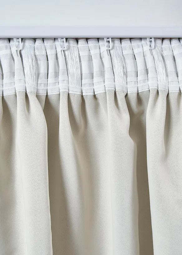 Mörkläggande gardinlängd i dubbla lager (1 styck), bonprix