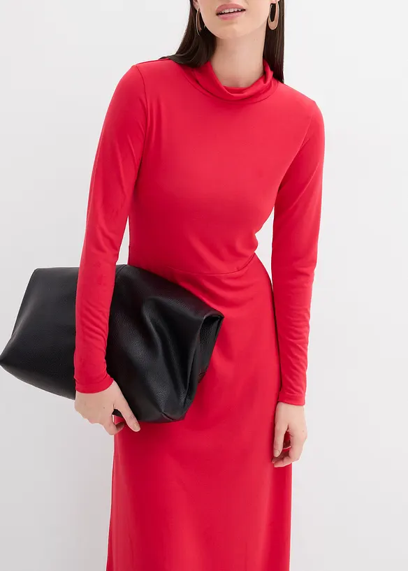 Jerseyklänning i mjuk modalmix, bonprix