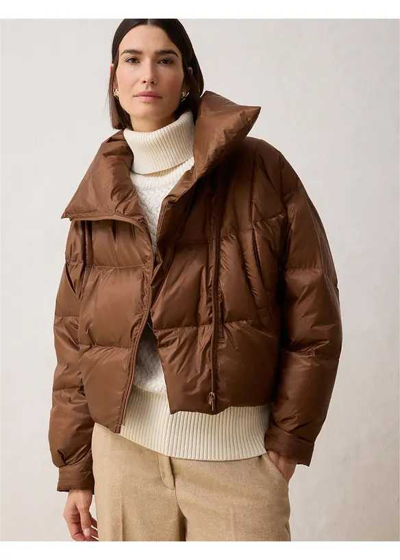 Dunjacka med &aring;tervunnet dun, vattenavvisande, bonprix