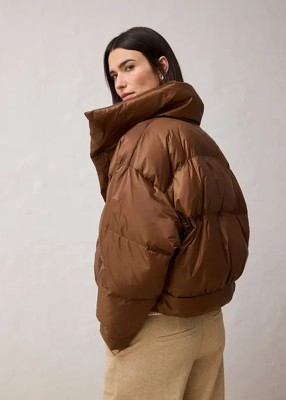 Dunjacka med &aring;tervunnet dun, vattenavvisande, bonprix