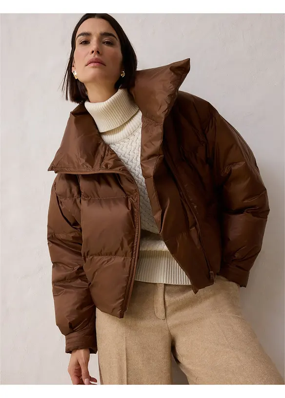 Dunjacka med &aring;tervunnet dun, vattenavvisande, bonprix