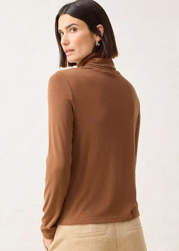 Polotröja med ull, bonprix