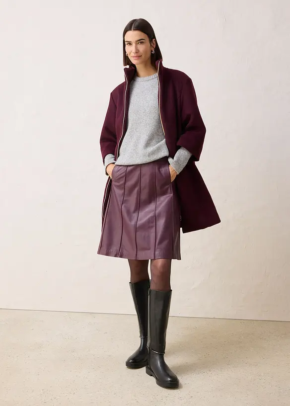 Tr&ouml;ja i bomull och ull, bonprix