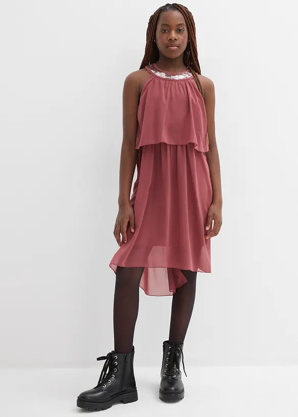 Chiffongklänning, bonprix