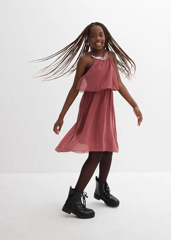 Chiffongklänning, bonprix