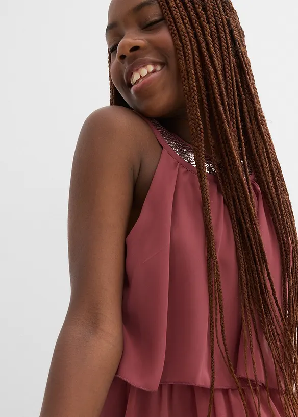 Chiffongklänning, bonprix