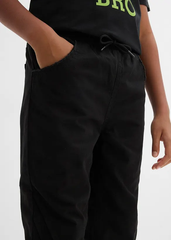Dra p&aring;-jeans med jerseyfoder, Regular Fit, bonprix