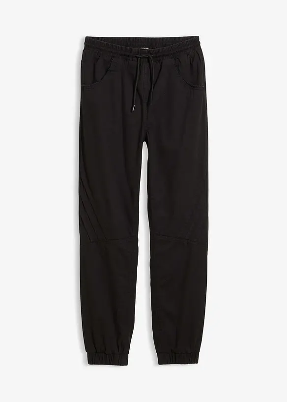 Dra p&aring;-jeans med jerseyfoder, Regular Fit, bonprix
