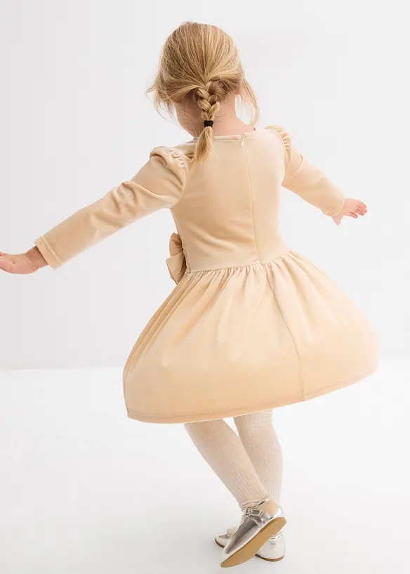 Sammetsklänning för barn, bonprix