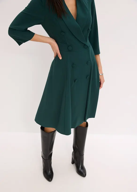 Kavajkl&auml;nning med utst&auml;lld kjoldel, bonprix