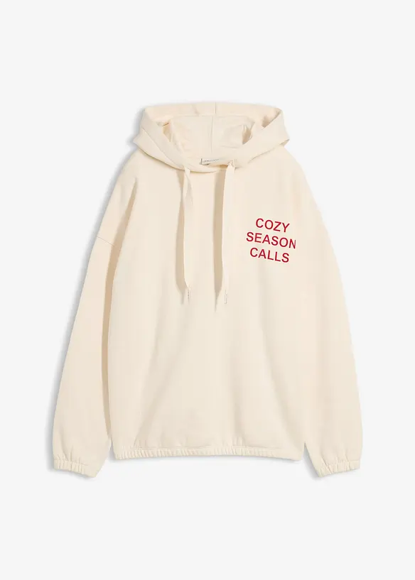 Oversizesweatshirt i ren bomull, bonprix