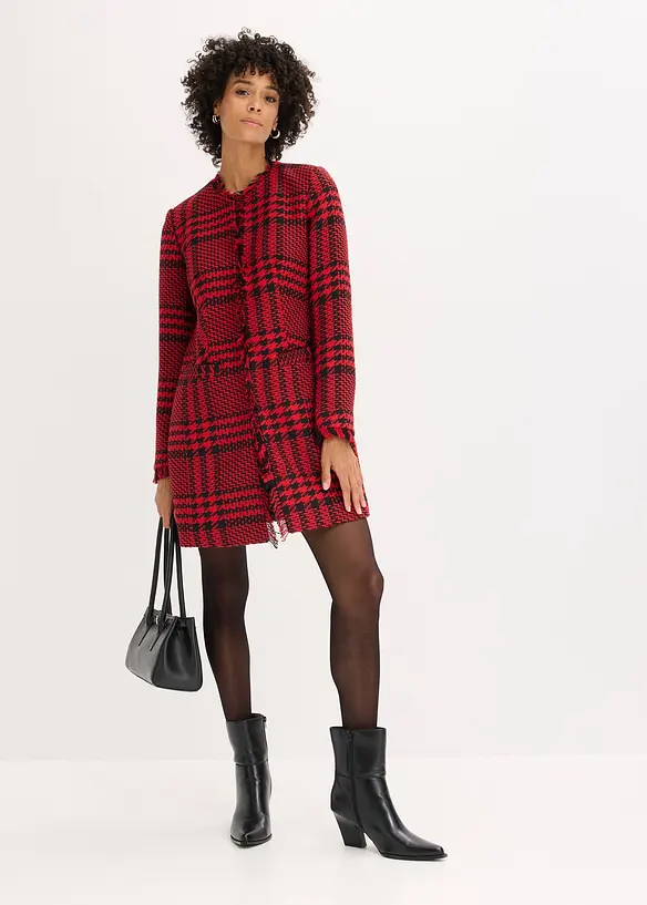 Lång bouclékavaj, bonprix