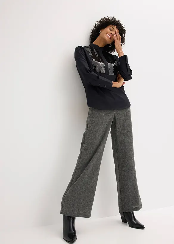 Tunika med paljetter, bonprix