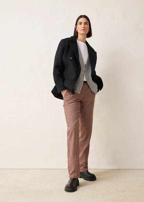 Grovstickad v&auml;st med alpackaull, bonprix