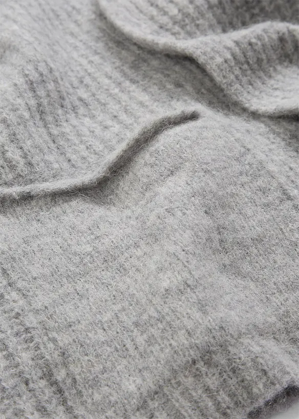 Grovstickad v&auml;st med alpackaull, bonprix