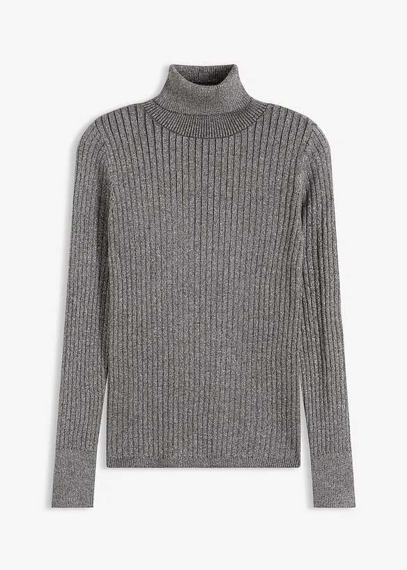 Ribbstickad polotr&ouml;ja, bonprix