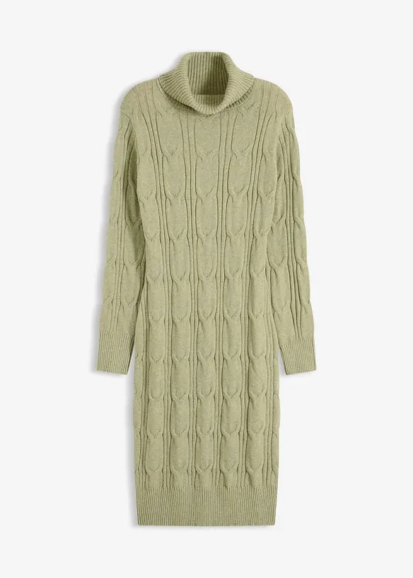 Stickad klänning, bonprix