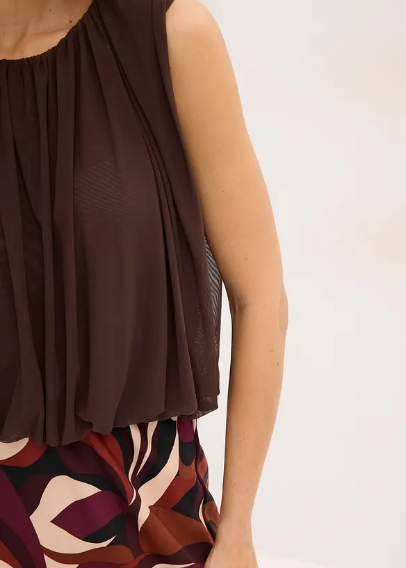 Topp i fintrådig mesh, bonprix