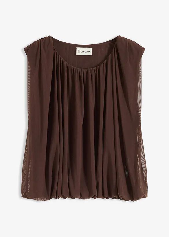 Topp i fintrådig mesh, bonprix