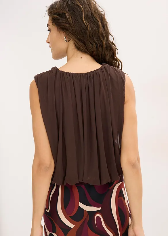 Topp i fintrådig mesh, bonprix