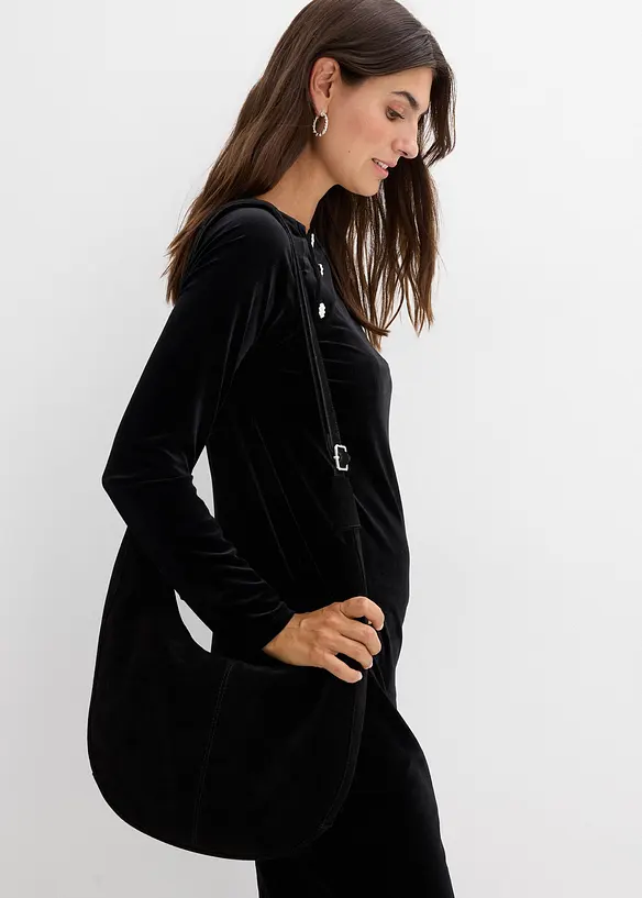 Mammaklänning i festfin stil med amningsöppning, bonprix