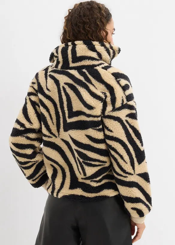 Oversizetröja av teddyfleece, bonprix