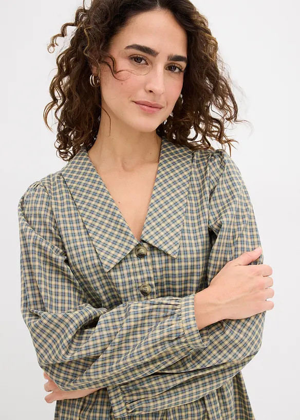 Blusklänning i bomull, bonprix