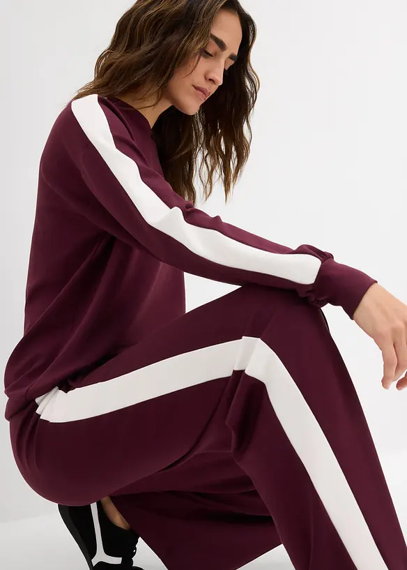 Trikåbyxa i interlockjersey, bonprix