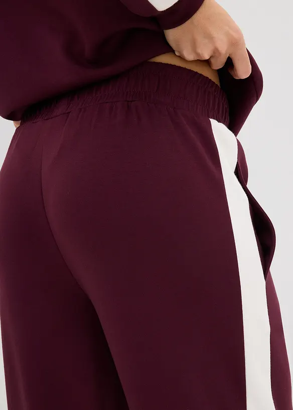 Trikåbyxa i interlockjersey, bonprix