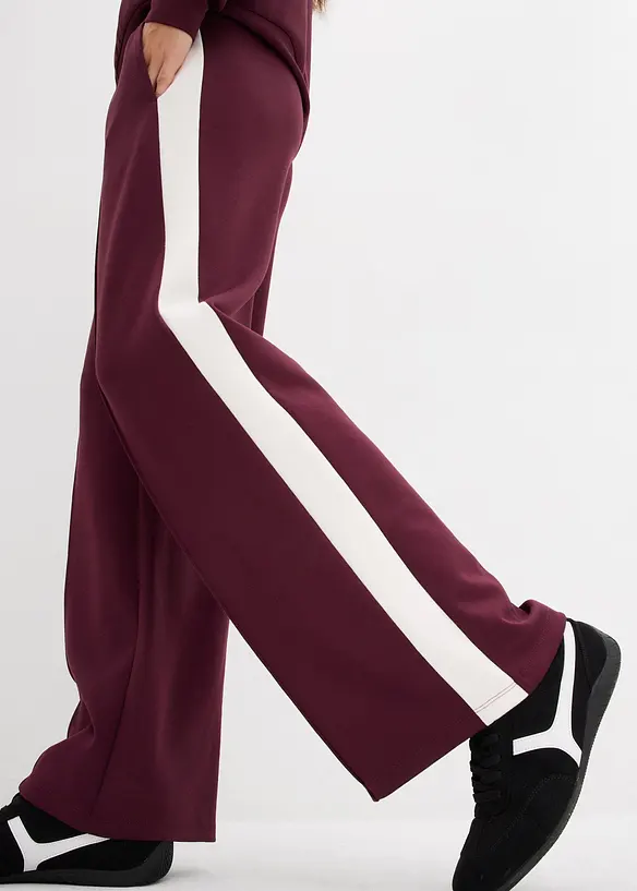 Trikåbyxa i interlockjersey, bonprix