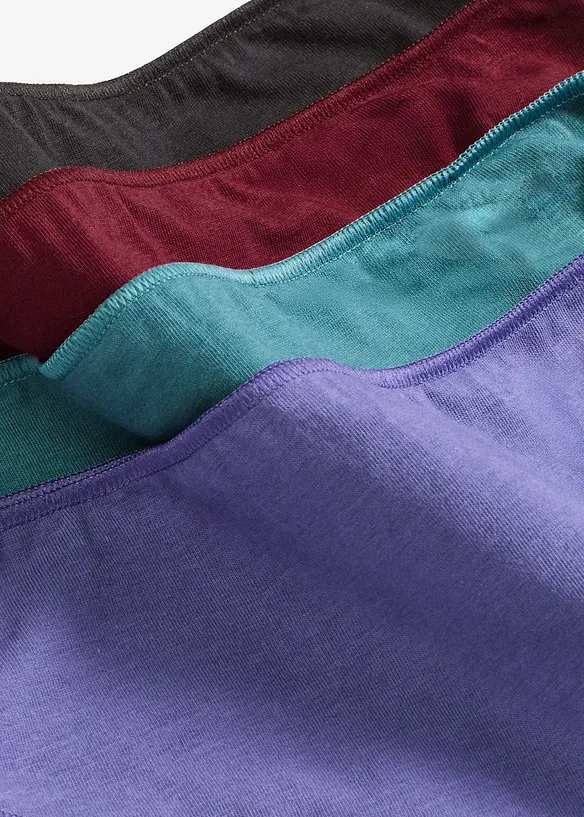 Trosa med ekologisk bomull (4-pack), bonprix