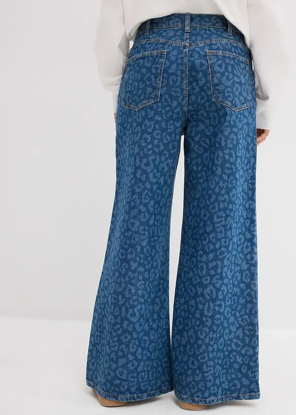 Wide Leg Jeans Mid Waist, bonprix