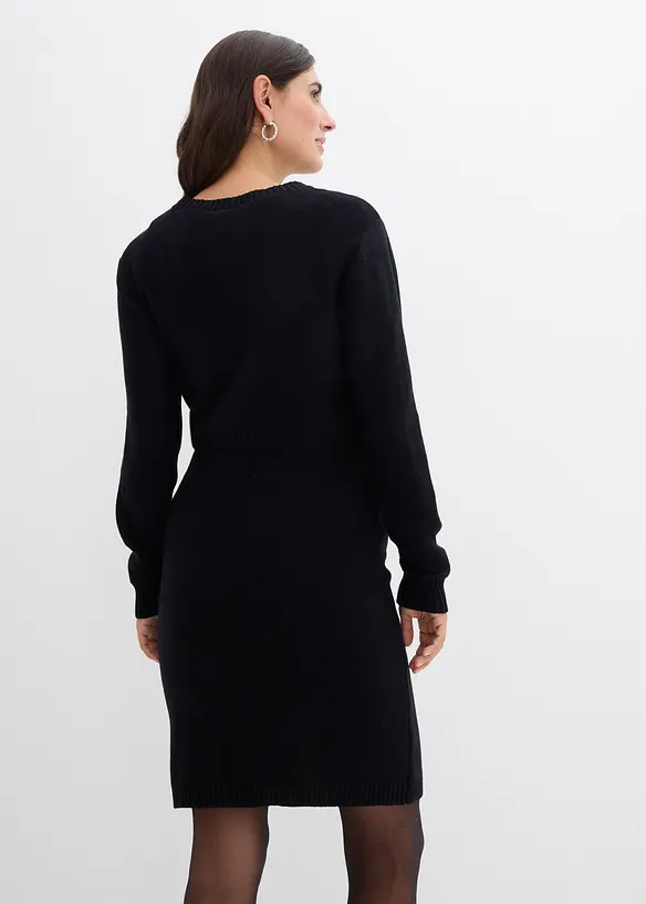 Mammaset med tröja och kjol av ekologisk bomull (2-pack), bonprix