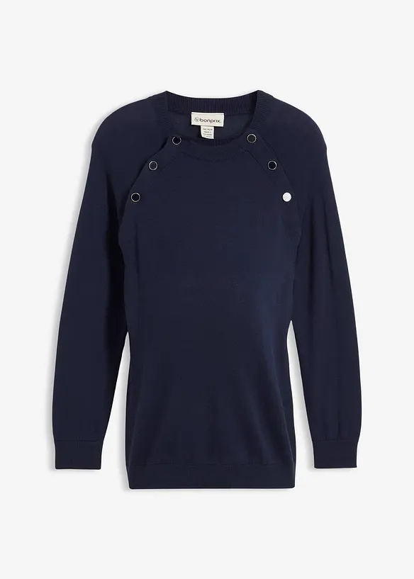 Mamma-/amningströja i ekologisk bomull, bonprix