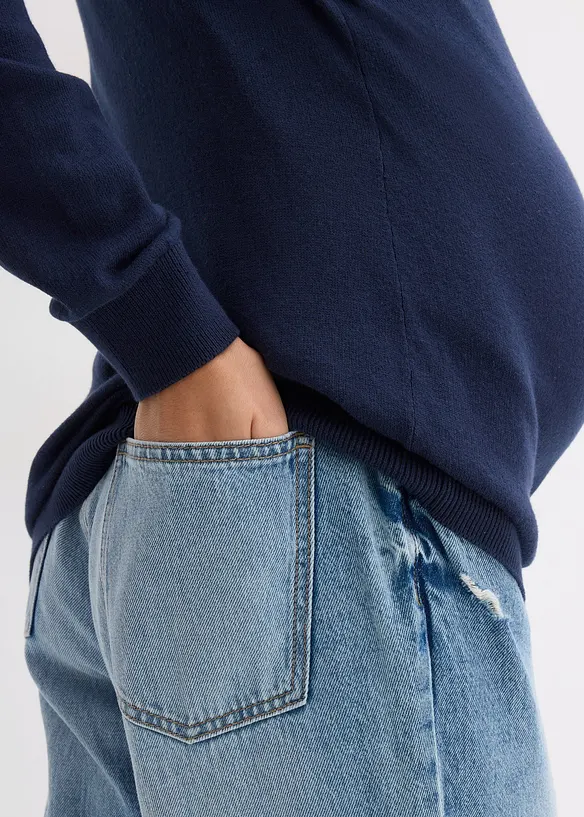 Mamma-/amningströja i ekologisk bomull, bonprix