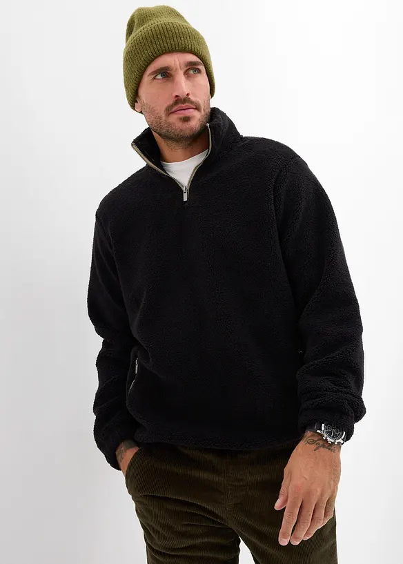 Teddyfleecetröja, bonprix