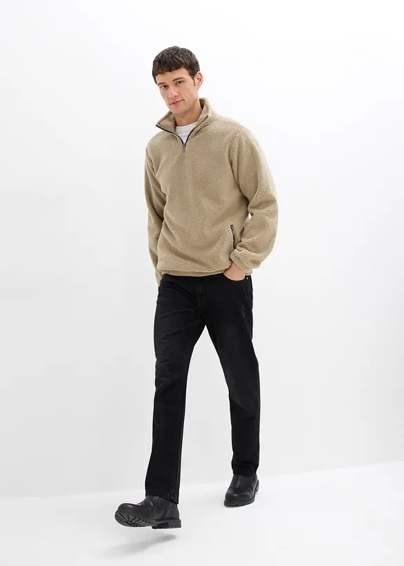 Teddyfleecetröja, bonprix