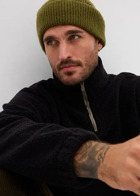 Teddyfleecetröja, bonprix