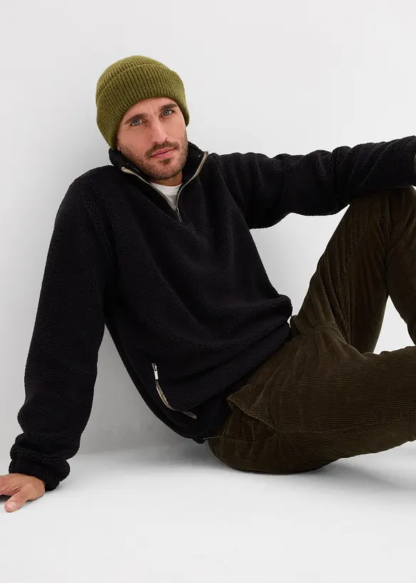 Teddyfleecetröja, bonprix