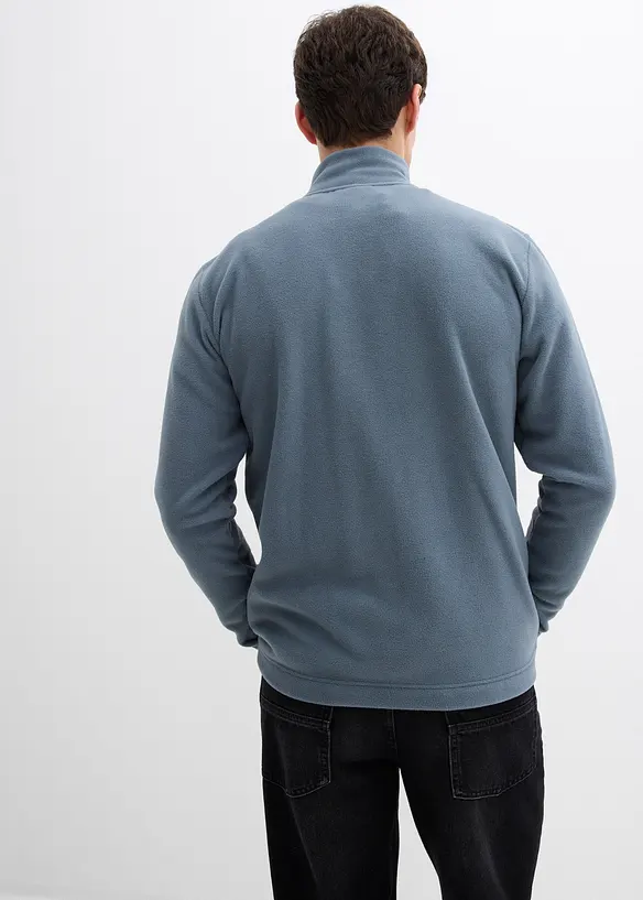 Mjuk fleecejacka  med fickor med dragkedja, bonprix