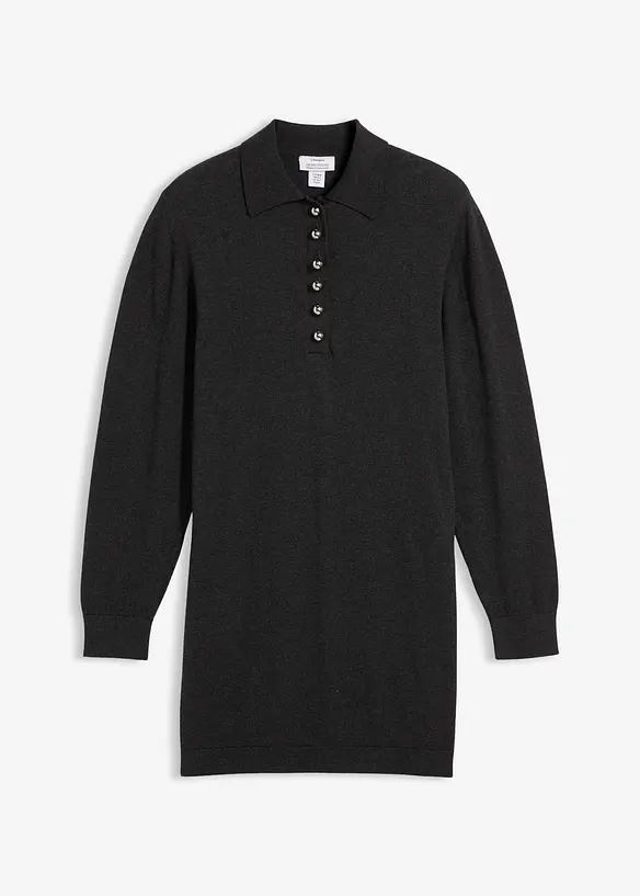 Mamma-/amningsklänning i finstickad ekologisk bomull, bonprix