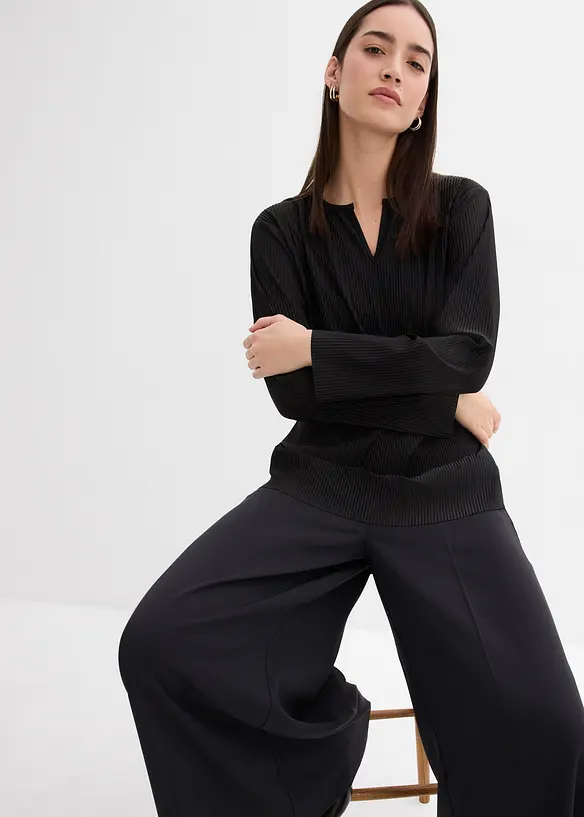 Plisserad topp, bonprix