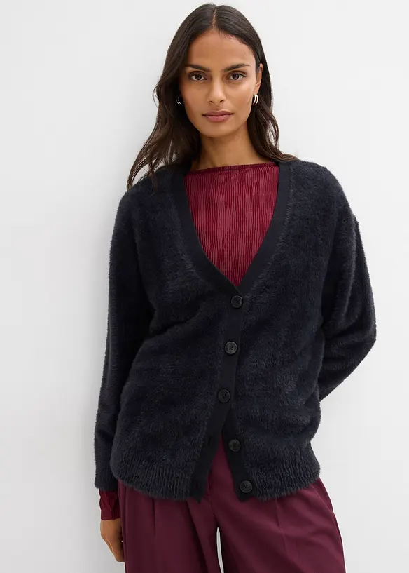 Fluffig cardigan, bonprix