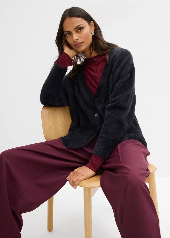 Fluffig cardigan, bonprix